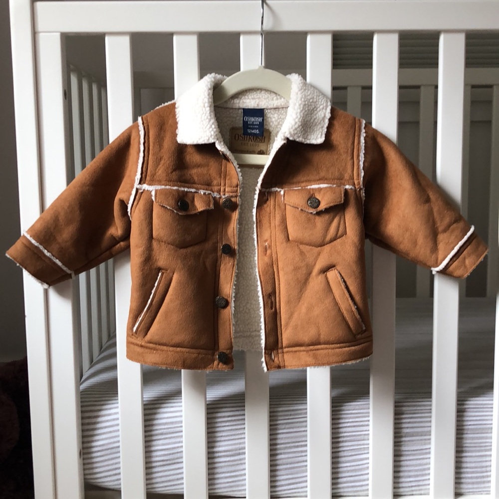 OSHKOSH faux shearling jacket 12 months